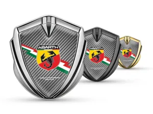 Fiat Abarth Emblem Metall Abzeichen Tuning Look Glänzend Detail